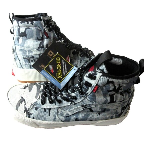 Vans Women's Sk8-Hi Gore-Tex MTE-3 Arctic Camo Cloud Waterproof Boots Sizes NEW - Picture 1 of 6